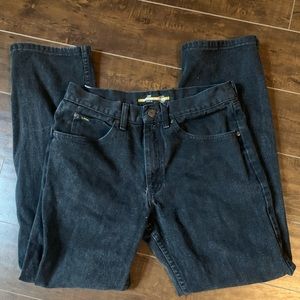 Vintage Lee Black Jeans- Regular Fit Straight Leg